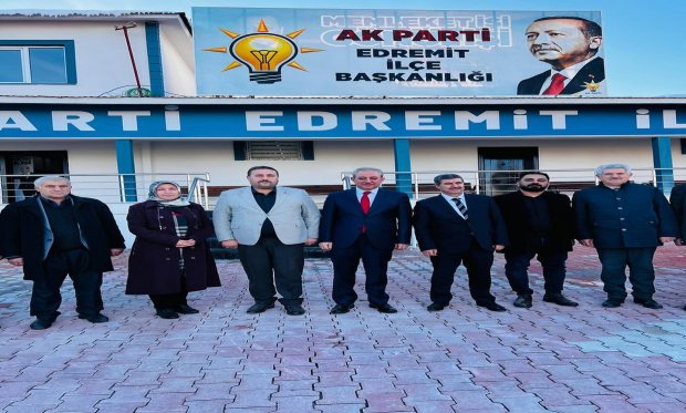 AK Parti’den Van Büyükşehir Belediye Başkan Aday Adayı Ayhan Kayatürk'ten Ak Parti Edremit İlçe Başkanlığına Ziyaret