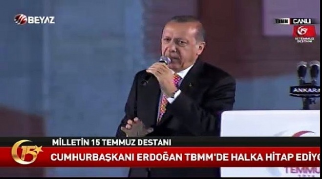 Cumhurbaşkanı Erdoğan, 3. Olağanüstü Büyük Kongremizde konuştu